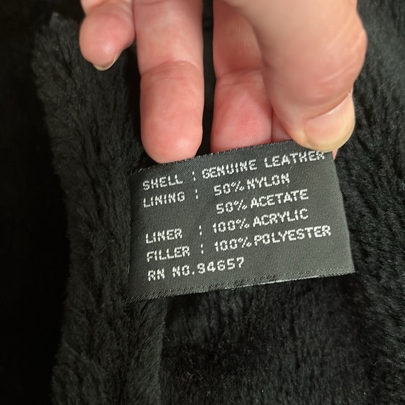 Vintage Marcia Leather Jacket Black Women’s XL Bomber Biker Moto - Picture 11 of 11